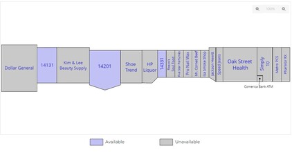 14101-14529 Woodward Ave, Highland Park, MI en alquiler Plano de la planta- Imagen 1 de 1