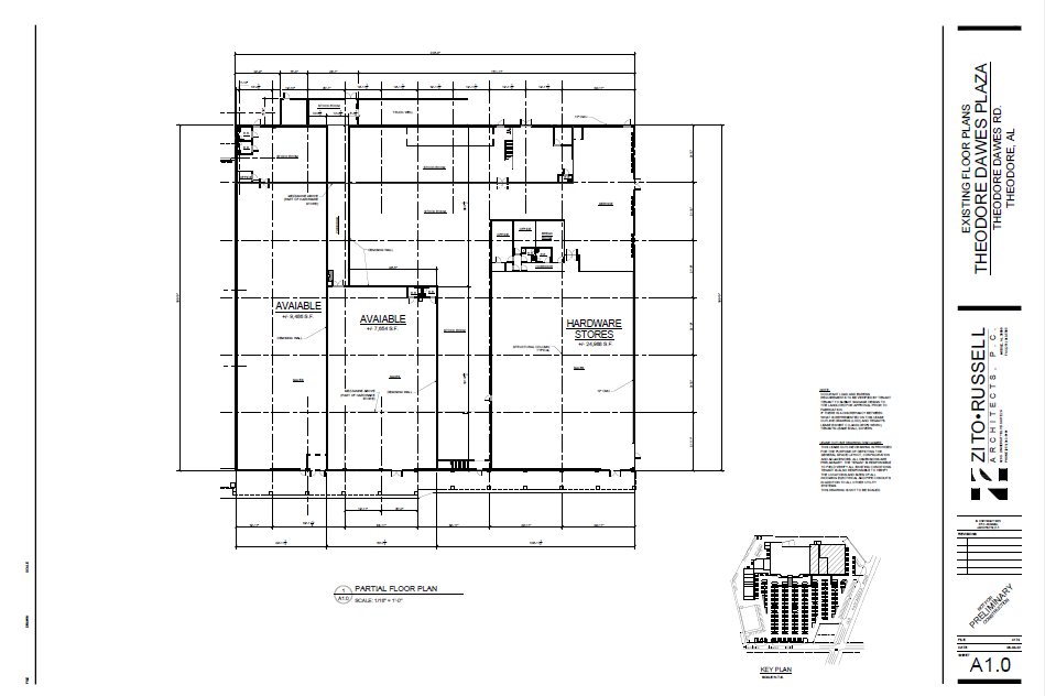 7301-7361 Theodore Dawes Rd, Theodore, AL en alquiler Plano de la planta- Imagen 1 de 1