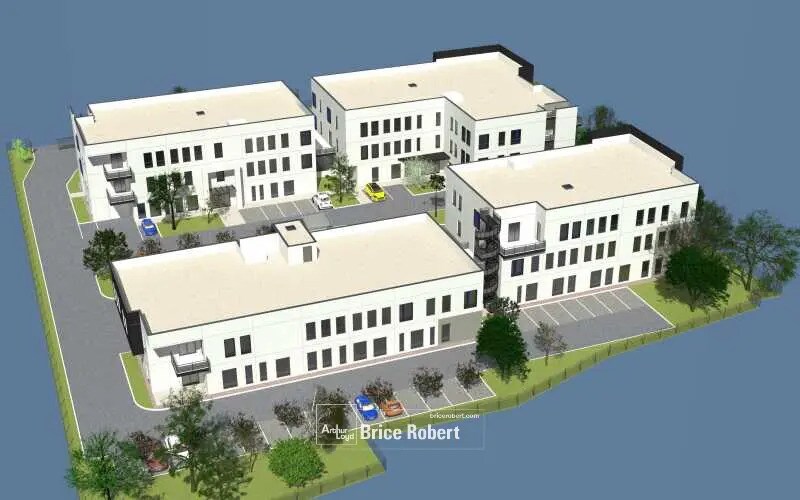 Oficina en Rillieux-la-Pape en alquiler - Foto del edificio - Imagen 2 de 8