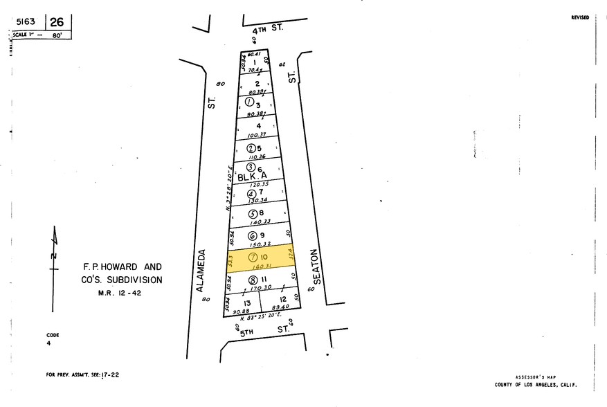 448 S Alameda St, Los Angeles, CA en venta - Plano de solar - Imagen 3 de 4