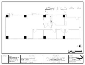 3025 S Parker Rd, Aurora, CO en alquiler Plano de la planta- Imagen 1 de 1