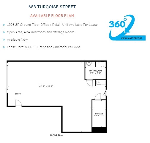 675-687 Turquoise St, La Jolla, CA en alquiler Plano de la planta- Imagen 1 de 1