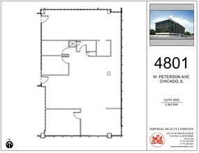 4801 W Peterson Ave, Chicago, IL en alquiler Plano de la planta- Imagen 1 de 6