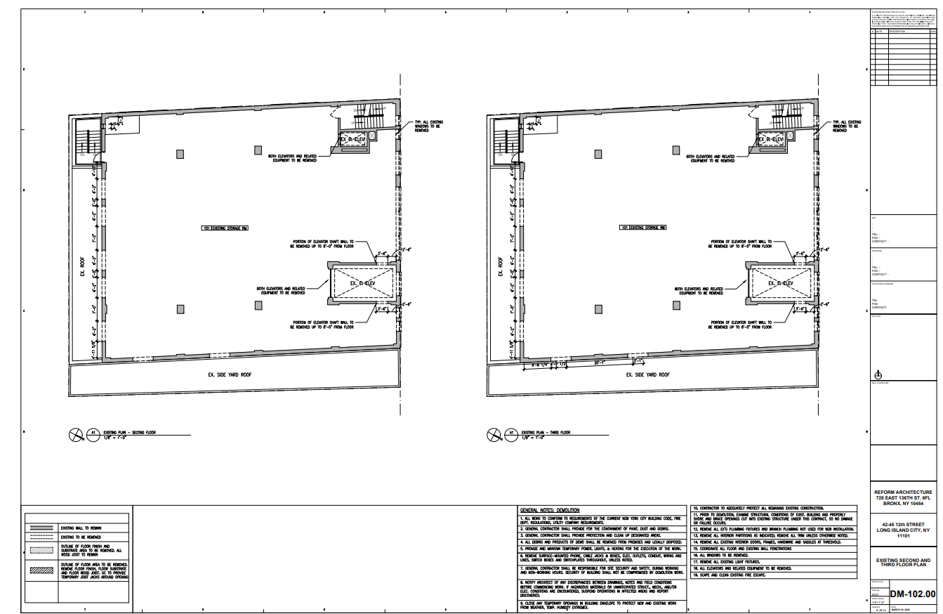 42-45 12th St, Long Island City, NY en alquiler Plano de la planta- Imagen 1 de 2