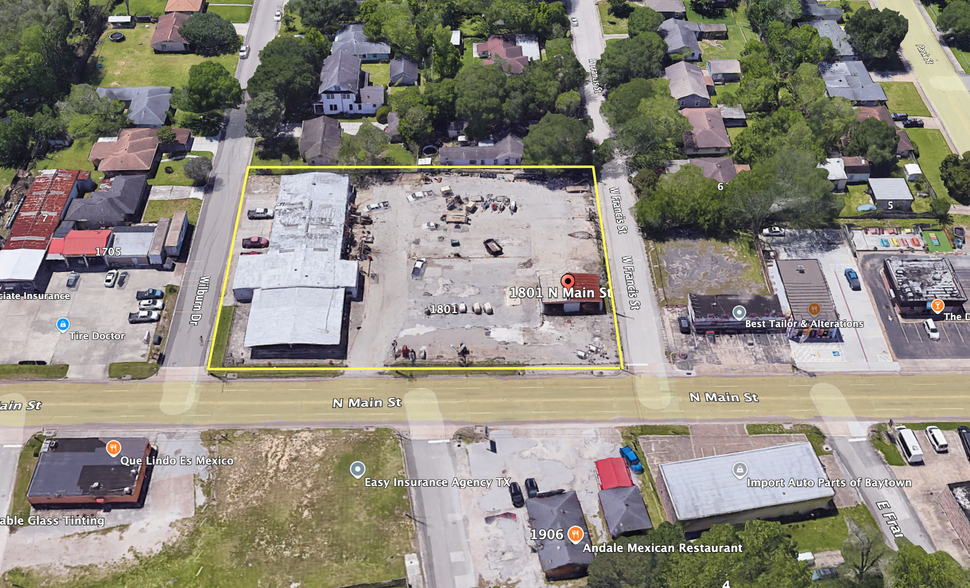 1801 N Main St, Baytown, TX en venta - Vista aérea - Imagen 1 de 5