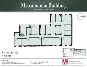 134 N LaSalle St, Chicago, IL en alquiler Plano de la planta- Imagen 1 de 13