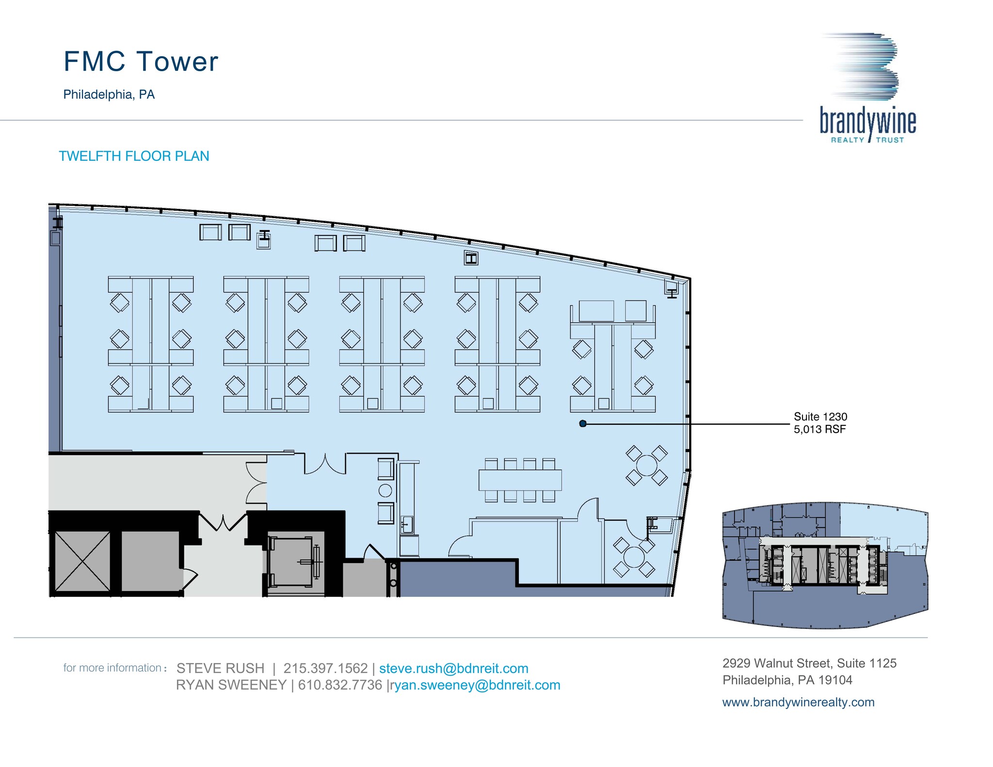 2929 Walnut St, Philadelphia, PA en alquiler Plano del sitio- Imagen 1 de 1