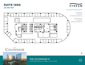 15301 N Dallas Pky, Addison, TX en alquiler Plano de la planta- Imagen 1 de 1