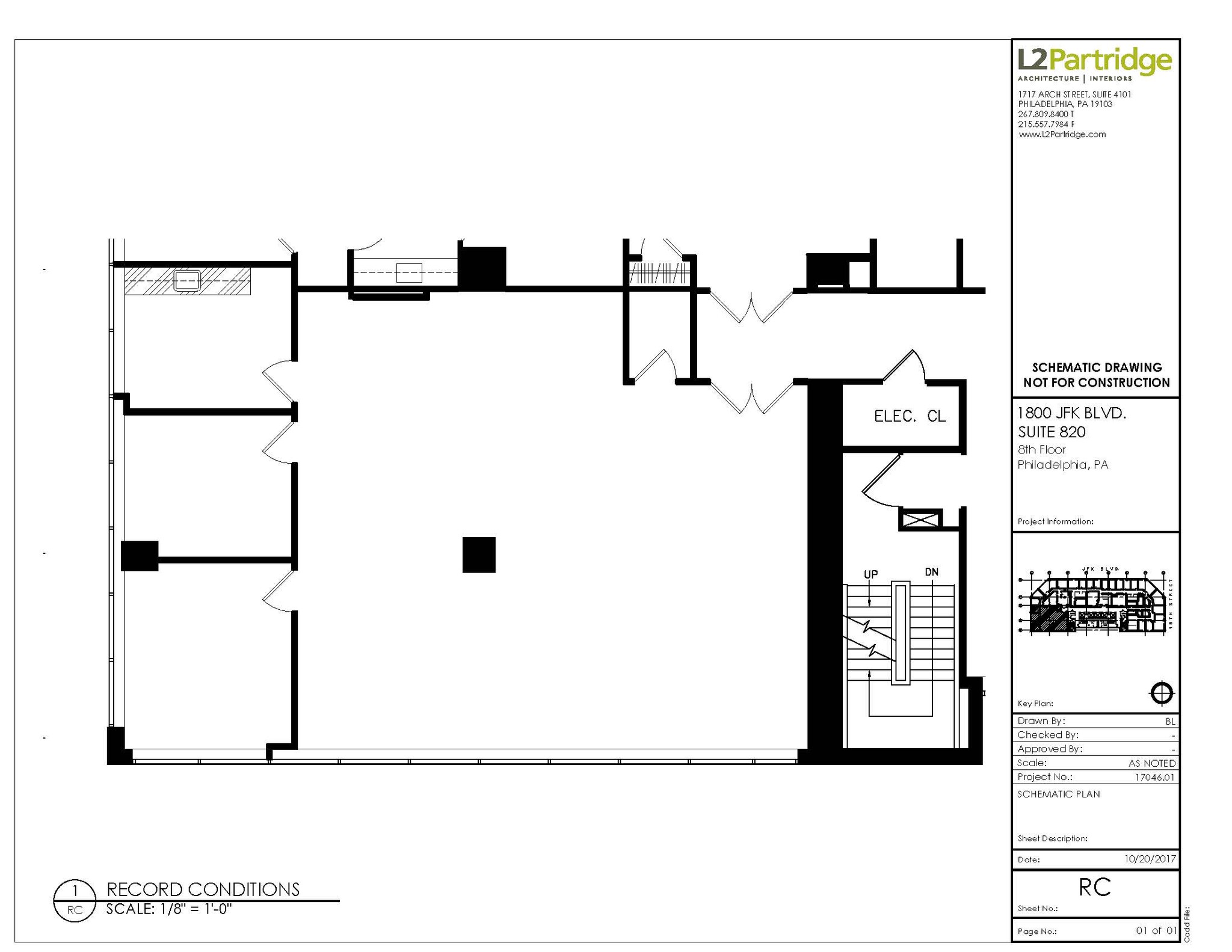 1800 John F Kennedy Blvd, Philadelphia, PA en alquiler Plano de la planta- Imagen 1 de 1