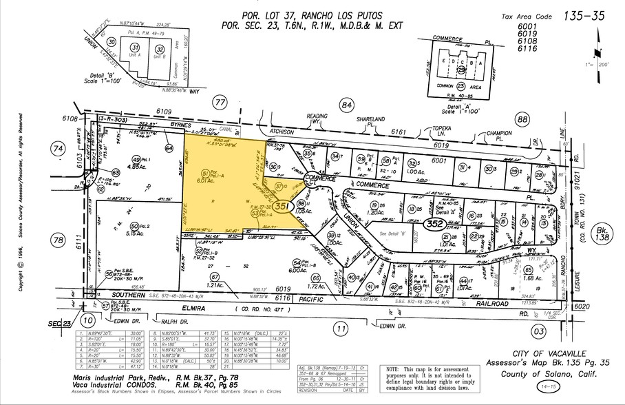 75 Commerce Pl, Vacaville, CA en venta - Plano de solar - Imagen 2 de 2