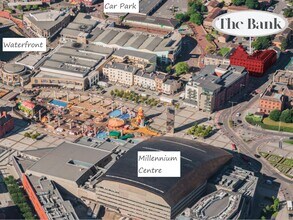 97-100 Bute St, Cardiff, VGL - AÉREA  vista de mapa