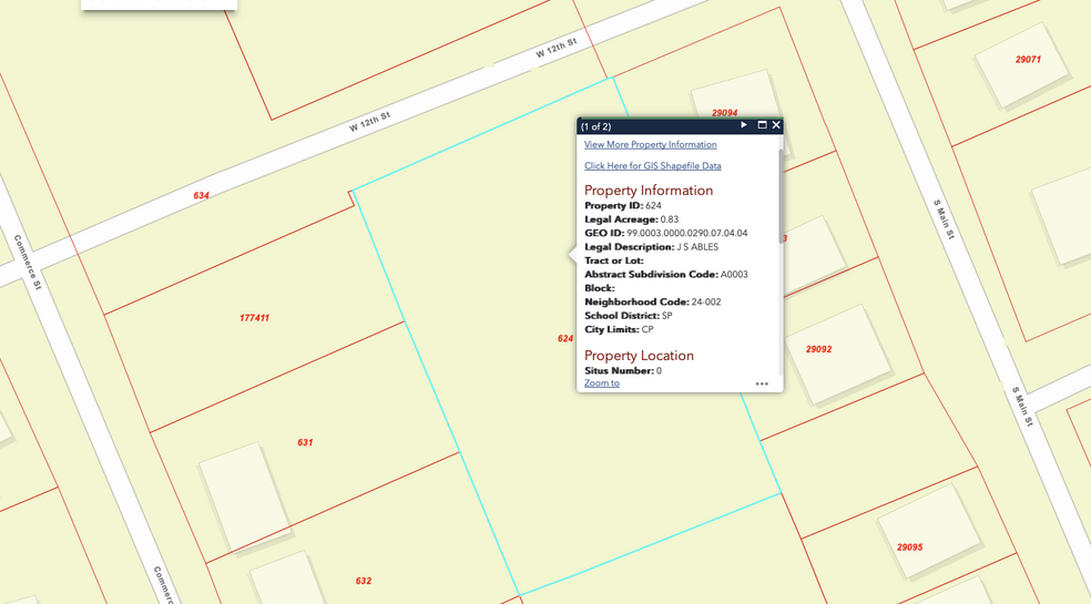 0 12th, Kemp, TX en alquiler - Plano de solar - Imagen 2 de 2