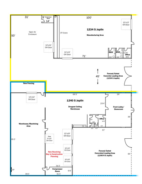 1234 S Joplin Ave, Tulsa, OK en alquiler - Plano del sitio - Imagen 3 de 5