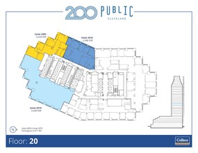 200 Public Sq, Cleveland, OH en alquiler Plano de la planta- Imagen 1 de 1