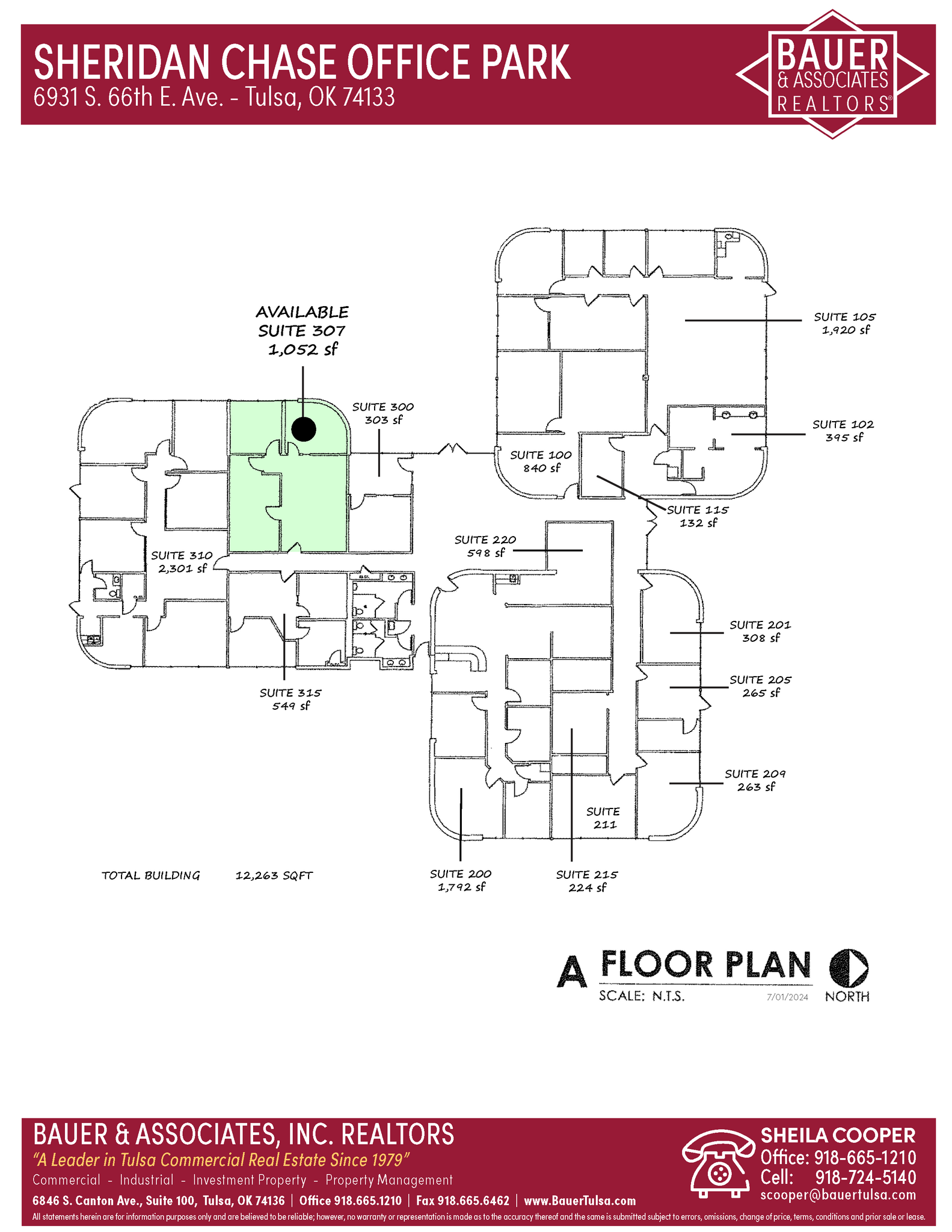 6931 S 66th East Ave, Tulsa, OK en alquiler Plano de la planta- Imagen 1 de 1