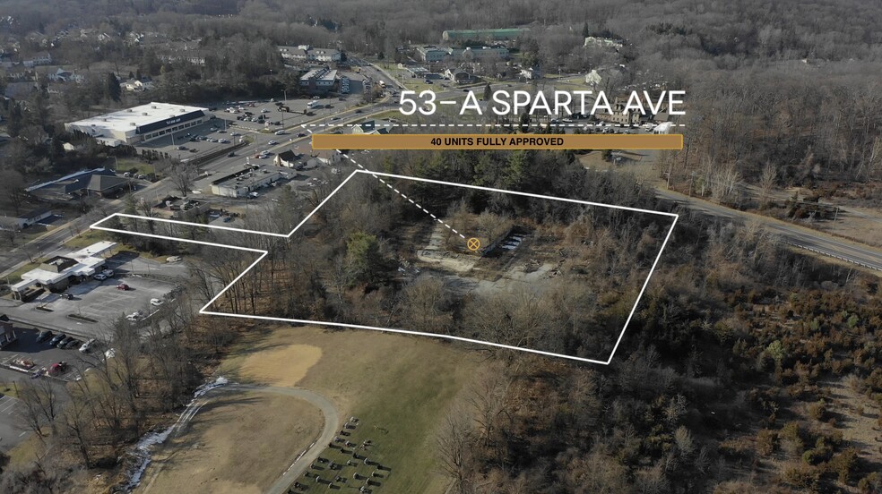 53A Sparta Ave, Sparta, NJ en venta - Vista aérea - Imagen 1 de 1