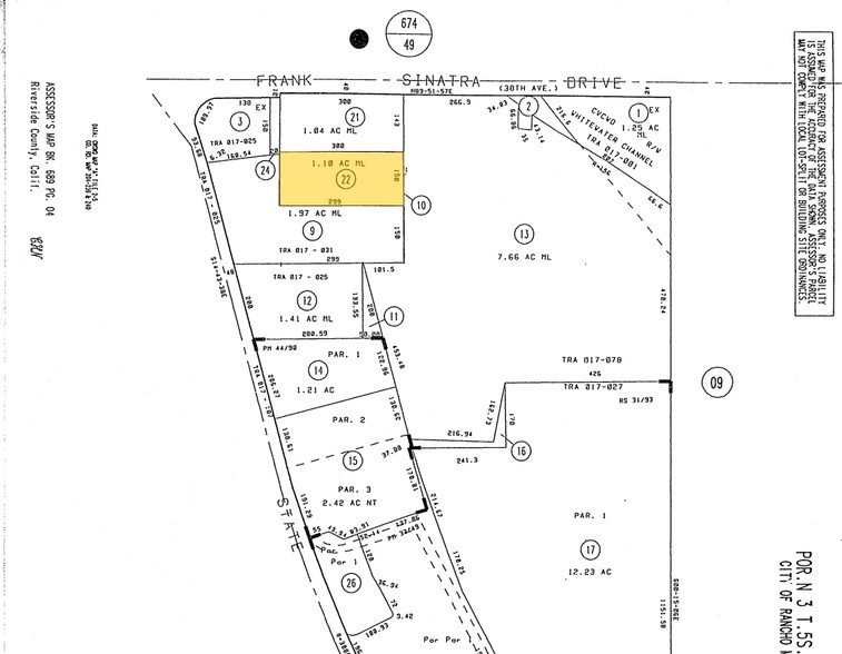 69820 Highway 111, Rancho Mirage, CA en alquiler - Plano de solar - Imagen 2 de 4