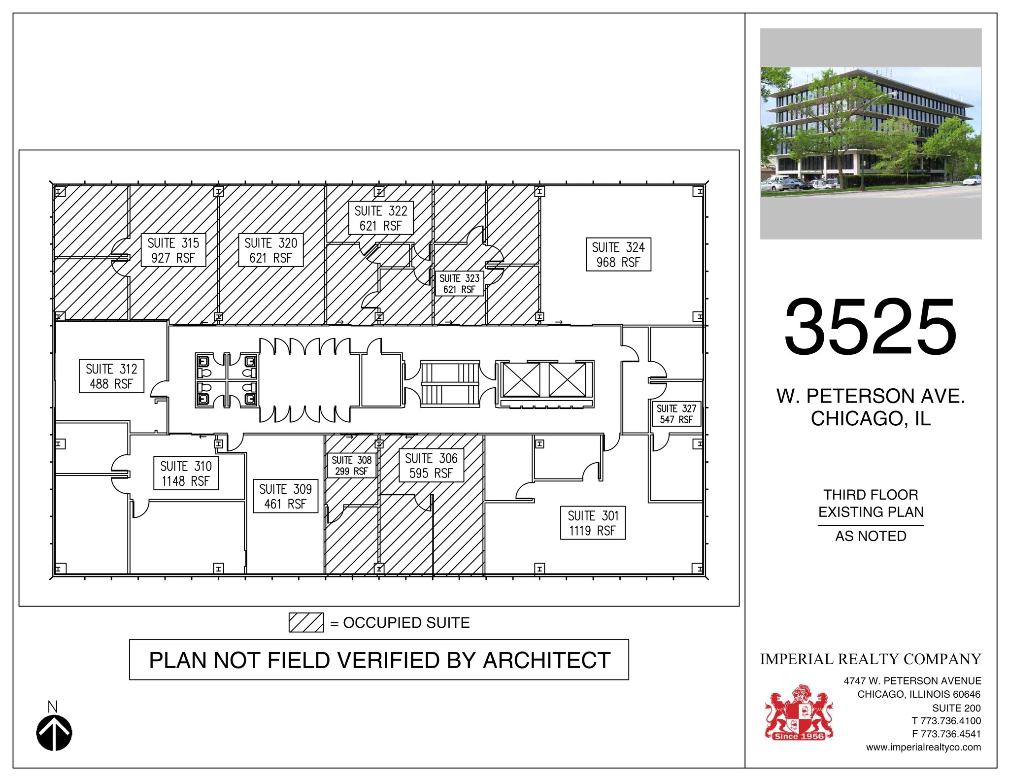 3525 W Peterson Ave, Chicago, IL en alquiler Plano del sitio- Imagen 1 de 1