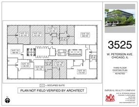 3525 W Peterson Ave, Chicago, IL en alquiler Plano del sitio- Imagen 1 de 1