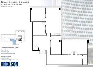 1 Landmark Sq, Stamford, CT en alquiler Plano de la planta- Imagen 2 de 2