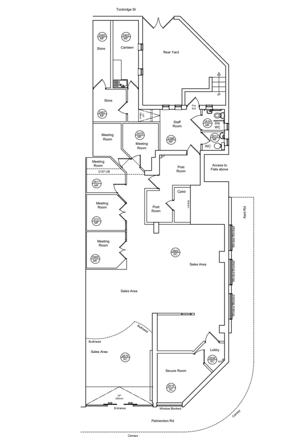 2-42 Palmerston Rd, Southsea, HAM PO5 3QH - Unidad 2-4 - - Plano de la planta - Image 1 of 1