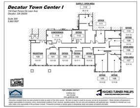 150 E Ponce de Leon Ave, Decatur, GA en alquiler Plano de la planta- Imagen 1 de 1