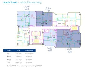 14600 Sherman Way, Van Nuys, CA en alquiler Plano de la planta- Imagen 1 de 1