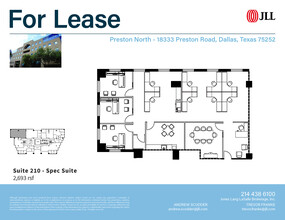 18333 Preston Rd, Dallas, TX en alquiler Plano de la planta- Imagen 1 de 1