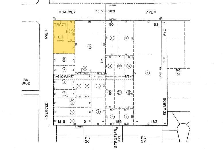 10004 Garvey Ave, El Monte, CA en venta - Plano de solar - Imagen 3 de 3