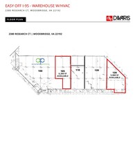 2380 Research Ct, Woodbridge, VA en alquiler Plano de la planta- Imagen 1 de 1