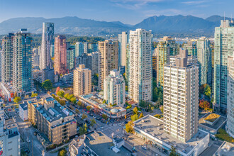 1301-1339 Robson St, Vancouver, BC - VISTA AÉREA  vista de mapa