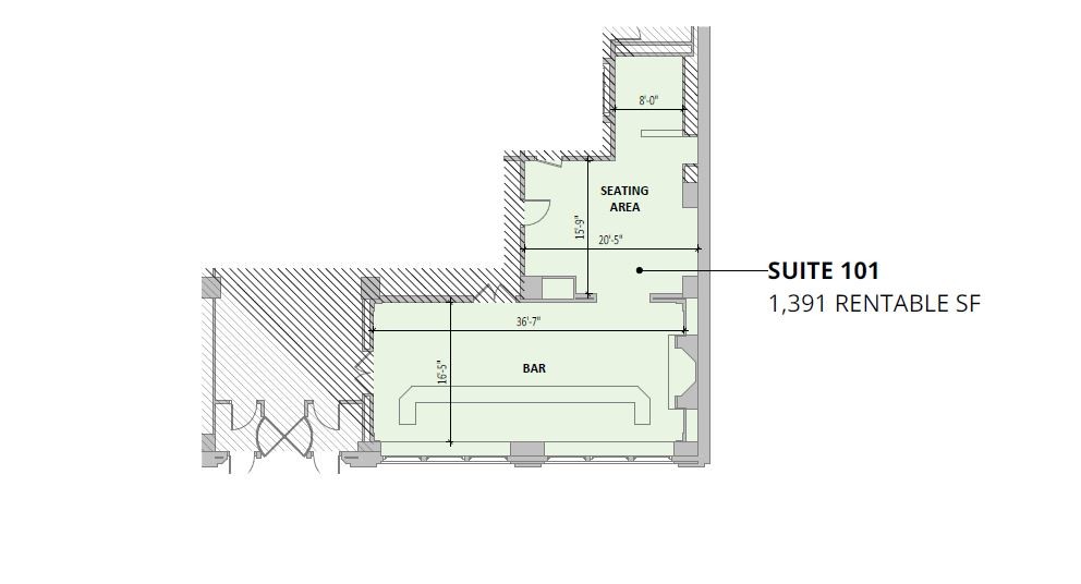 401 S LaSalle St, Chicago, IL en alquiler Plano de la planta- Imagen 1 de 15