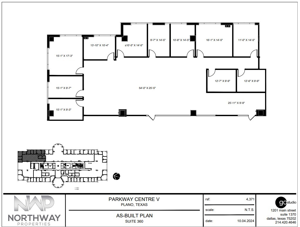 2500 N Dallas Pky, Plano, TX en alquiler Plano de la planta- Imagen 1 de 1