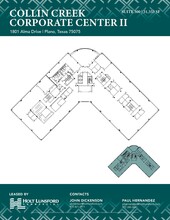 1801 Alma Dr, Plano, TX en alquiler Plano de la planta- Imagen 2 de 2