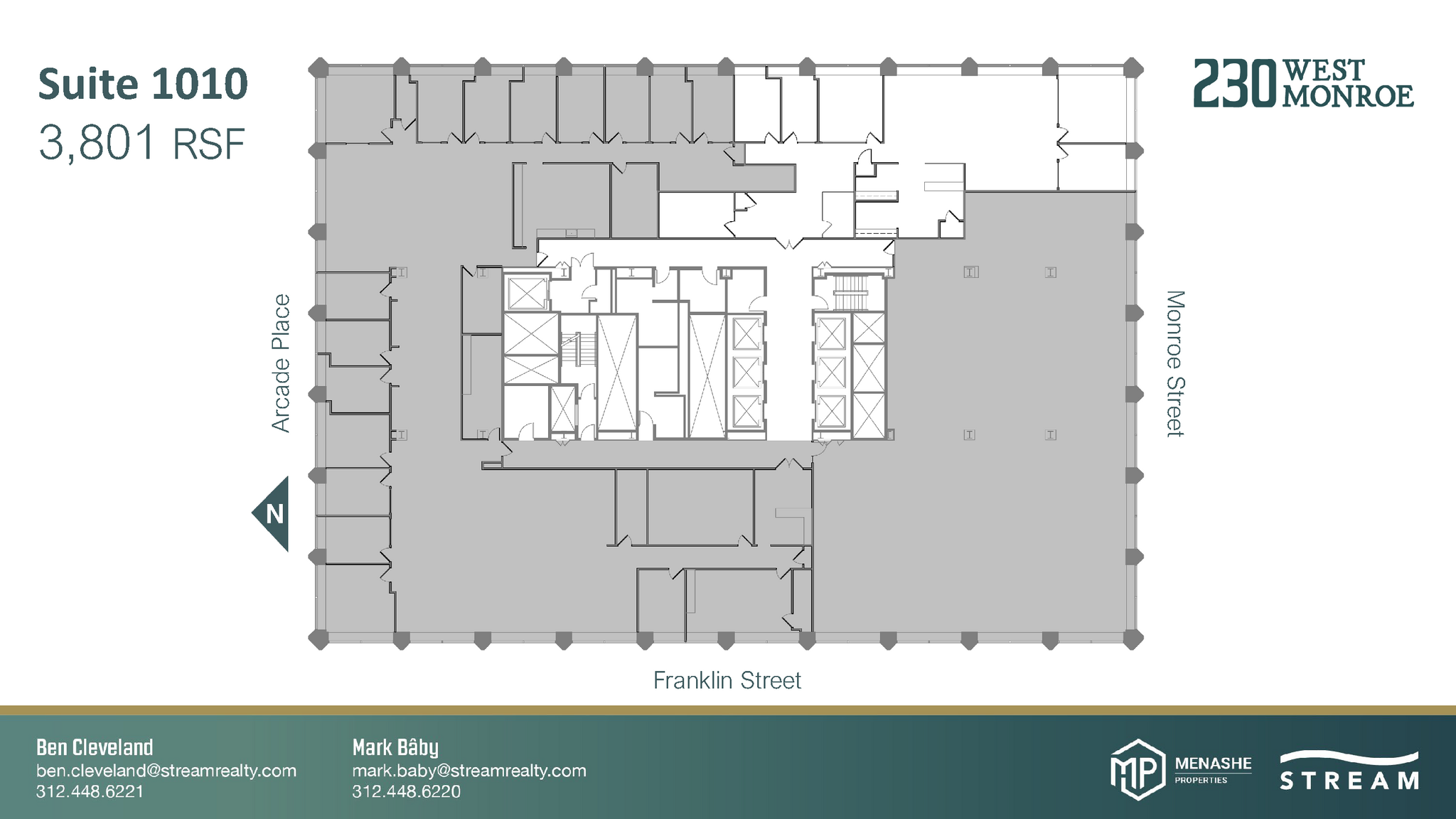 230 W Monroe St, Chicago, IL en alquiler Plano de la planta- Imagen 1 de 1