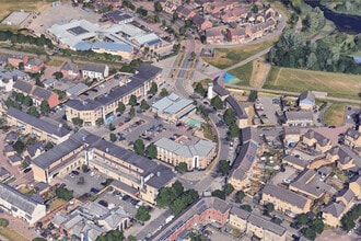 Four Chimneys Crescent, Peterborough, CAM - Aérea  vista de mapa