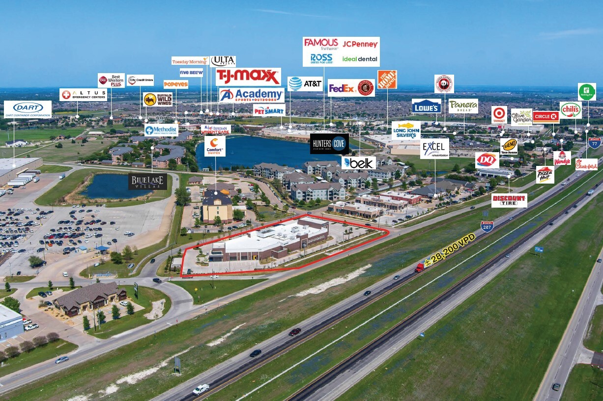 1434 W Highway 287 Byp, Waxahachie, TX en alquiler Vista aérea- Imagen 1 de 9