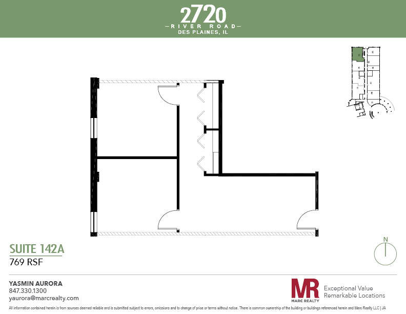 2720 S River Rd, Des Plaines, IL en alquiler Plano de la planta- Imagen 1 de 1