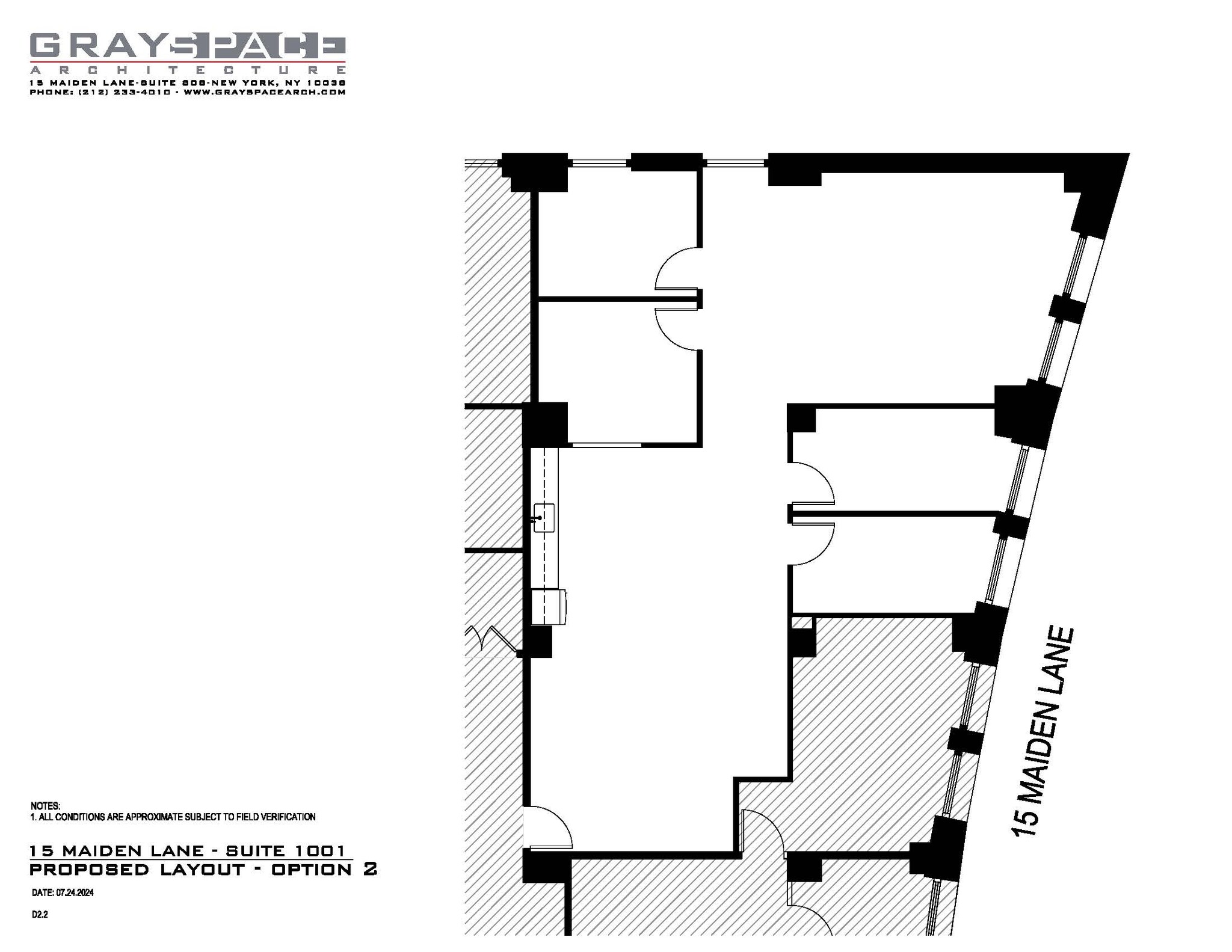 15 Maiden Ln, New York, NY en alquiler Plano de la planta- Imagen 1 de 2