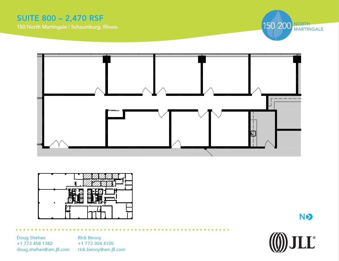 150 N Martingale Rd, Schaumburg, IL en alquiler Plano de la planta- Imagen 1 de 1