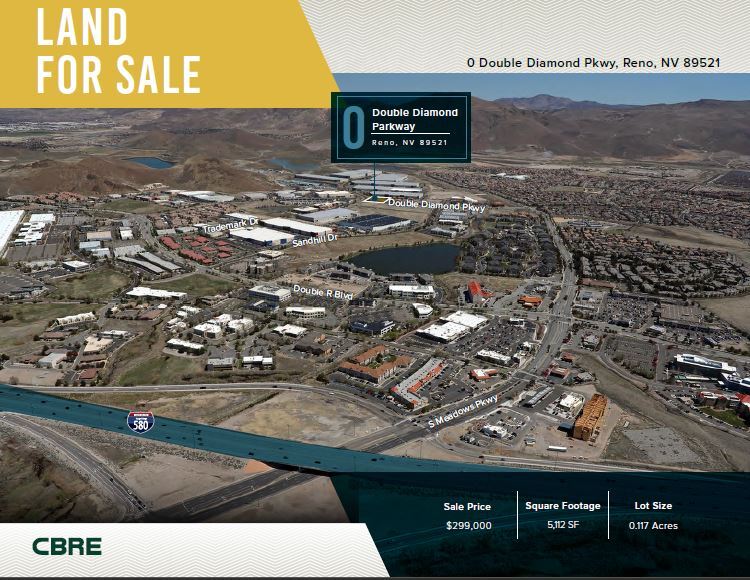 APN: 163-261-10 Double Diamond Pkwy, Reno, NV en venta Otros- Imagen 1 de 4