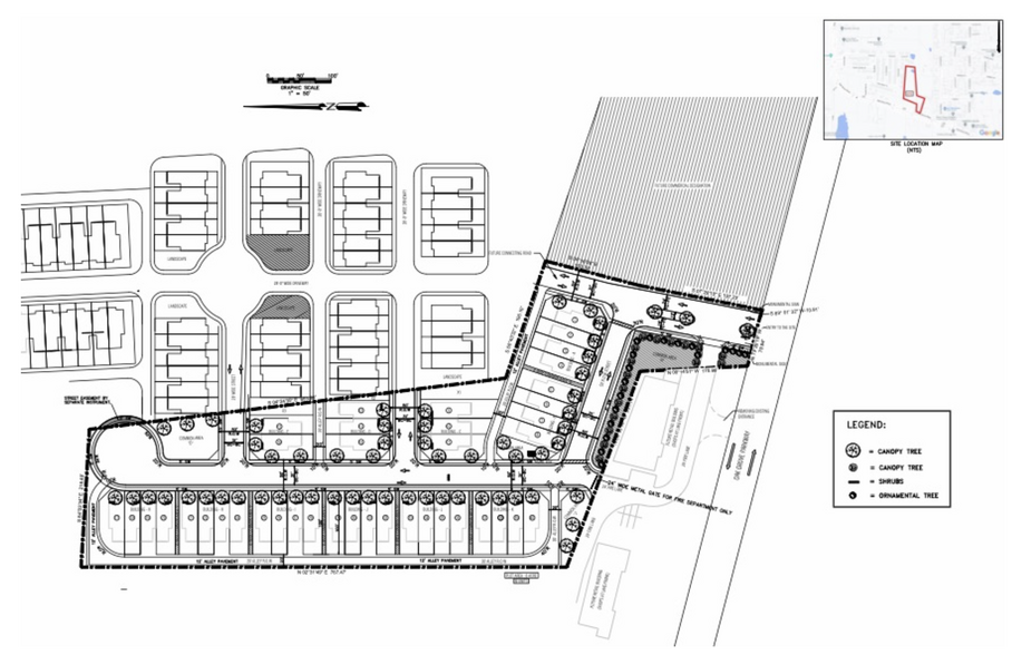 1911-1913 Oak Grove Pky, Little Elm, TX en venta - Plano del sitio - Imagen 2 de 4