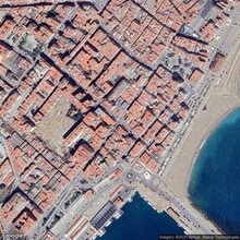 Vinaròs - AÉREA  vista de mapa