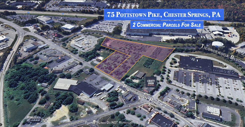 75 Pottstown Pike, Chester Springs, PA en venta - Foto del edificio - Imagen 2 de 8