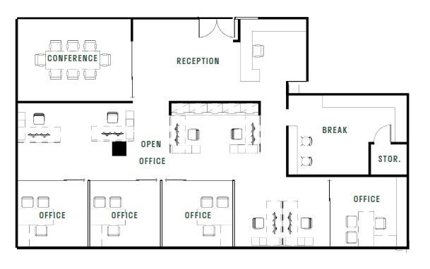 451 A St, San Diego, CA en alquiler Plano de la planta- Imagen 1 de 1