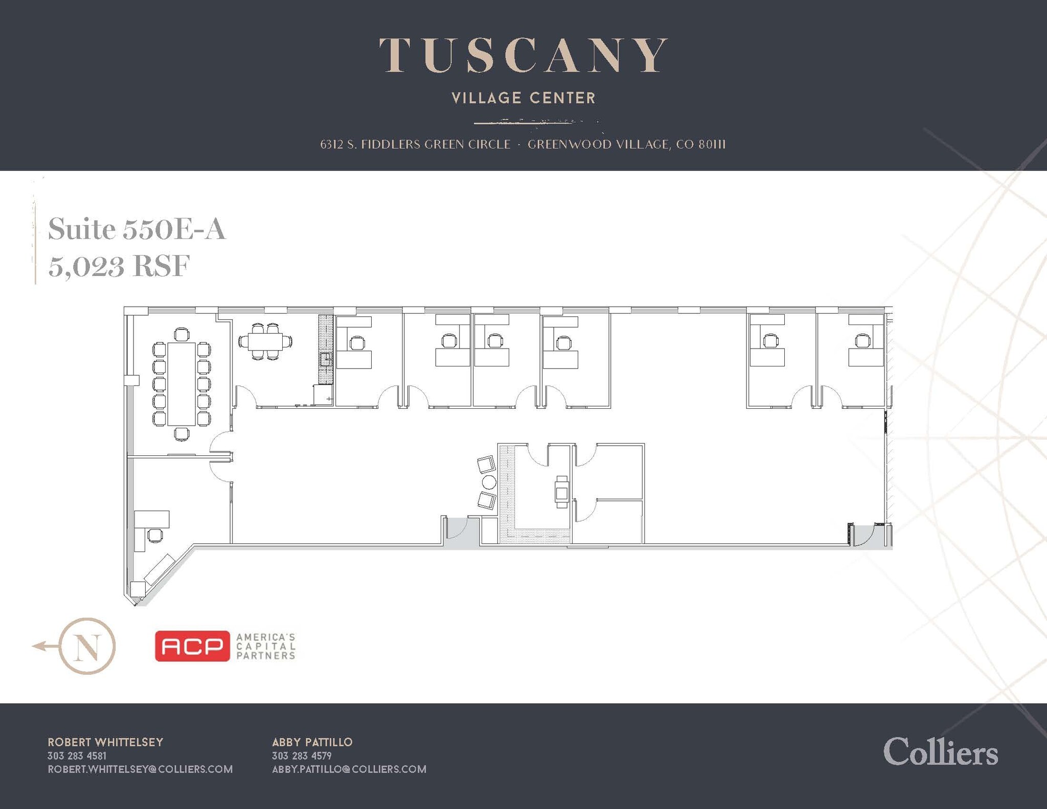 6312 S Fiddlers Green Cir, Greenwood Village, CO en alquiler Plano de la planta- Imagen 1 de 1