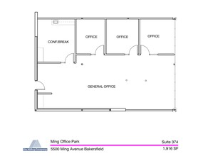 5500 Ming Ave, Bakersfield, CA en alquiler Plano del sitio- Imagen 1 de 1