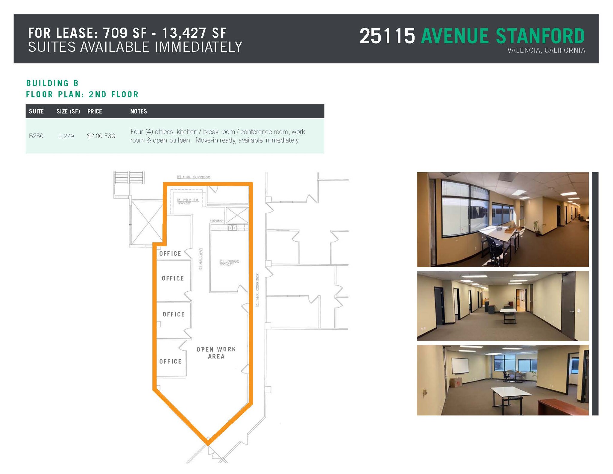 25115 Avenue Stanford, Valencia, CA en alquiler Plano de la planta- Imagen 1 de 3