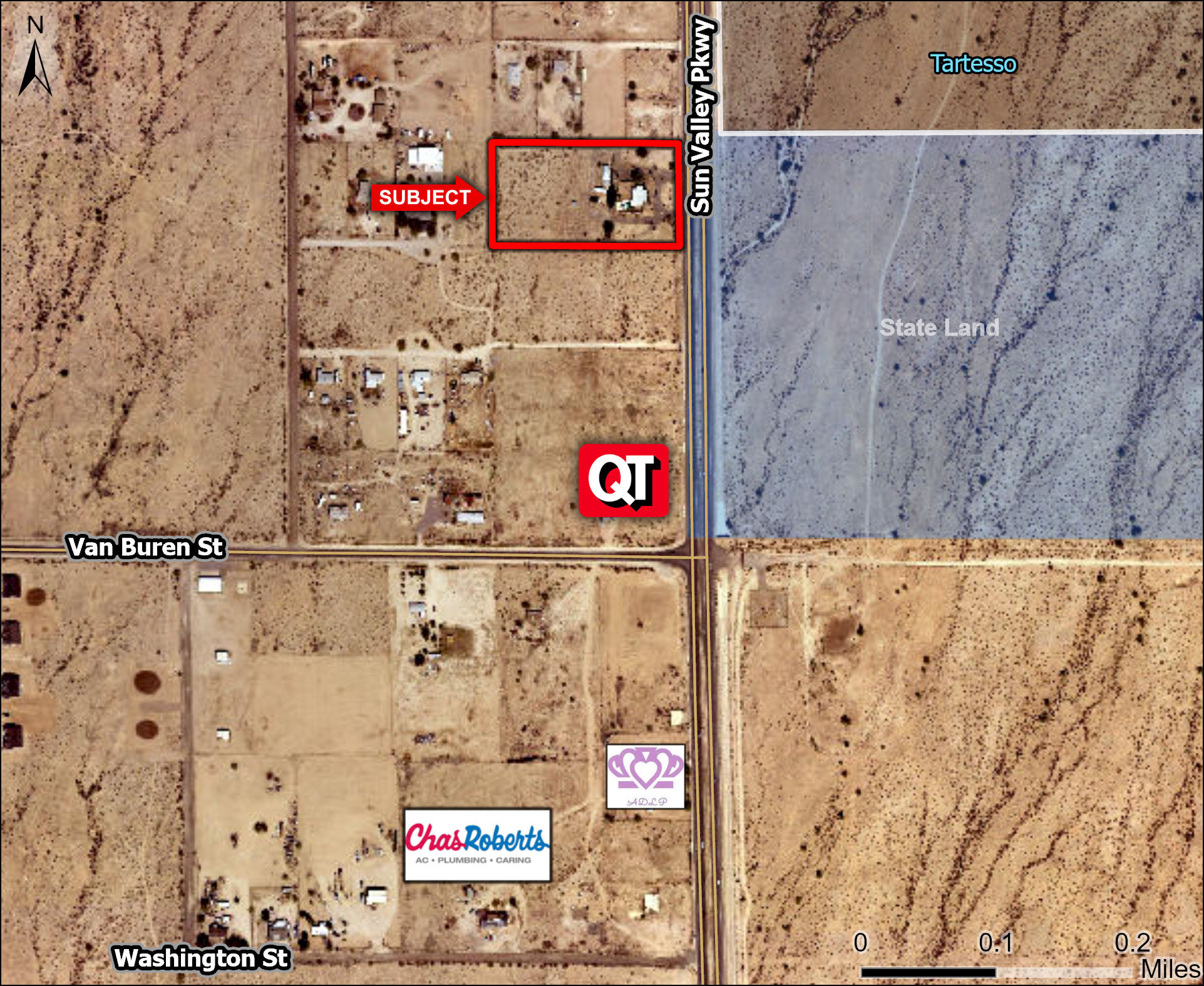 Sun Valley Parkway & Van Buren Street, Buckeye, AZ en venta Vista aérea- Imagen 1 de 5