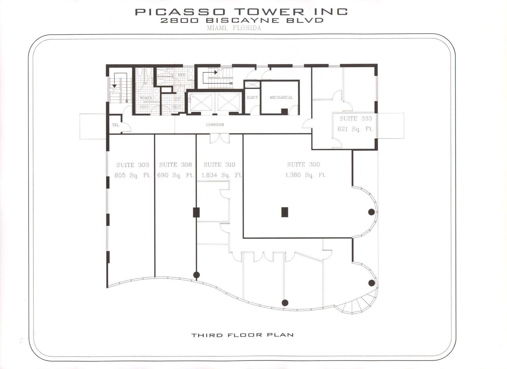 2800 Biscayne Blvd, Miami, FL en alquiler Plano de la planta- Imagen 1 de 1